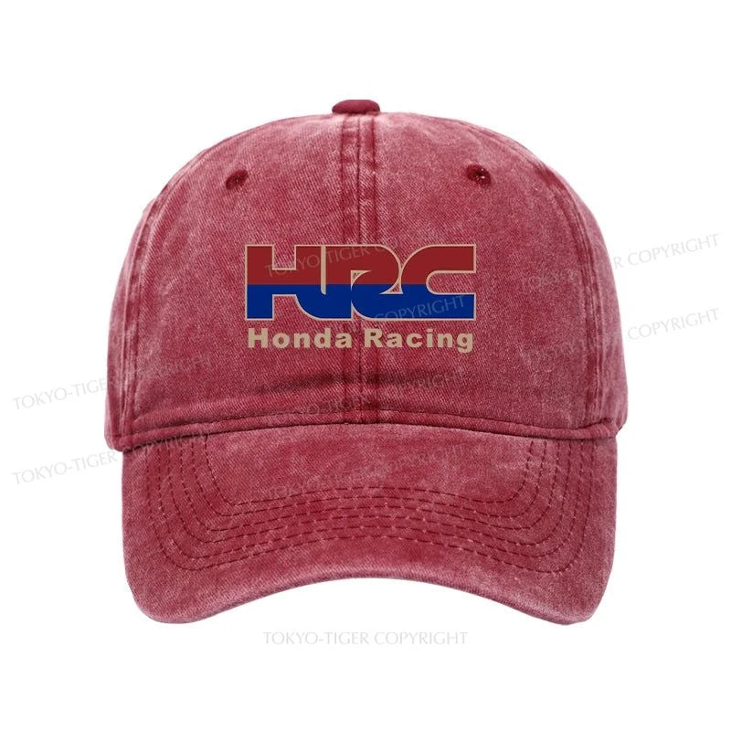 Tokyo-Tiger HRC Honda Racing Logo Japanese Washed Cap