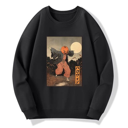 Tokyo-Tiger Japanese Pumpkin Monster Sweatshirt