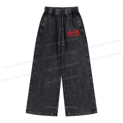 Tokyo-Tiger Yakult Logo Washed Sweatpants