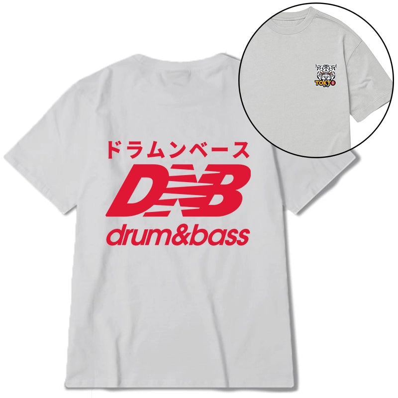 Tokyo-Tiger Drum And Bass Japan Front Back Classic T-Shirt