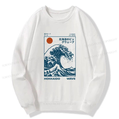 Tokyo-Tiger Hokkaido Wave Japan Sweatshirt