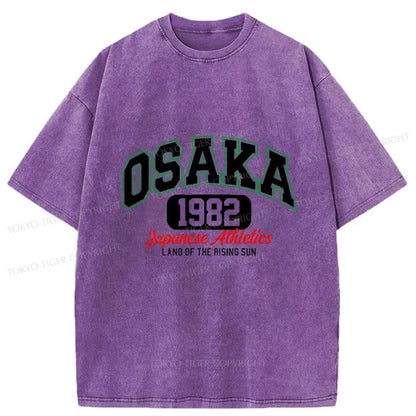 Tokyo-Tiger Osaka 1982 Japanese Washed T-Shirt