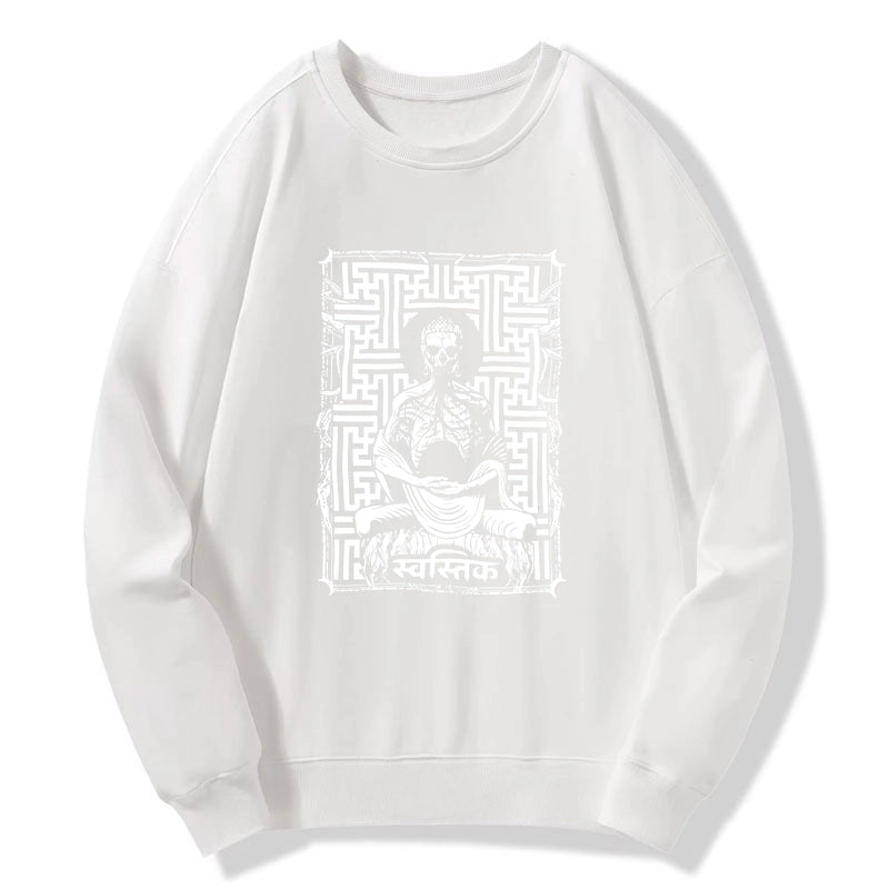 Tokyo-Tiger Sayagata Buddha Graphic Sweatshirt