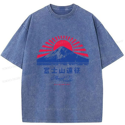 Tokyo-Tiger Mount Fuji Expedition Washed T-Shirt