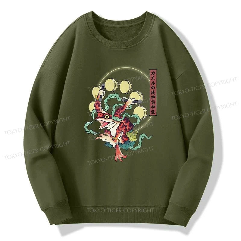 Tokyo-Tiger Frog Monster Japanese Sweatshirt