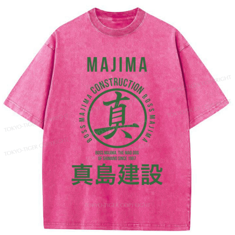 Tokyo-Tiger Majima Construction Japanese Washed T-Shirt