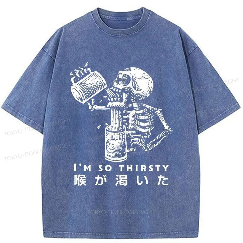 Tokyo-Tiger I'm So Thirsty Japan Washed T-Shirt