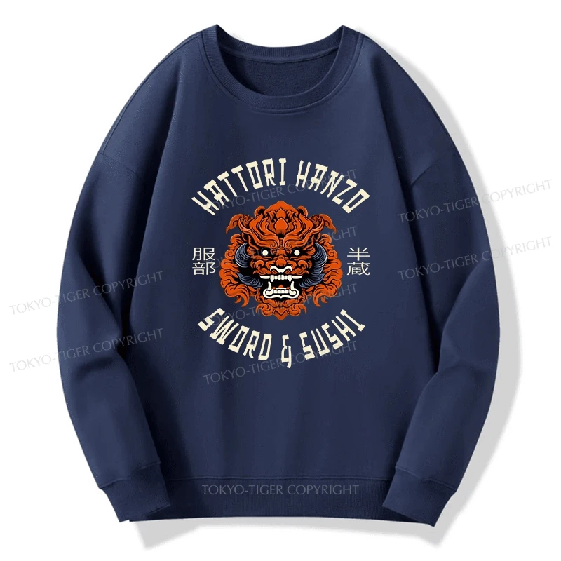 Tokyo-Tiger Japanese Hattori Hanzo Prints Sweatshirt