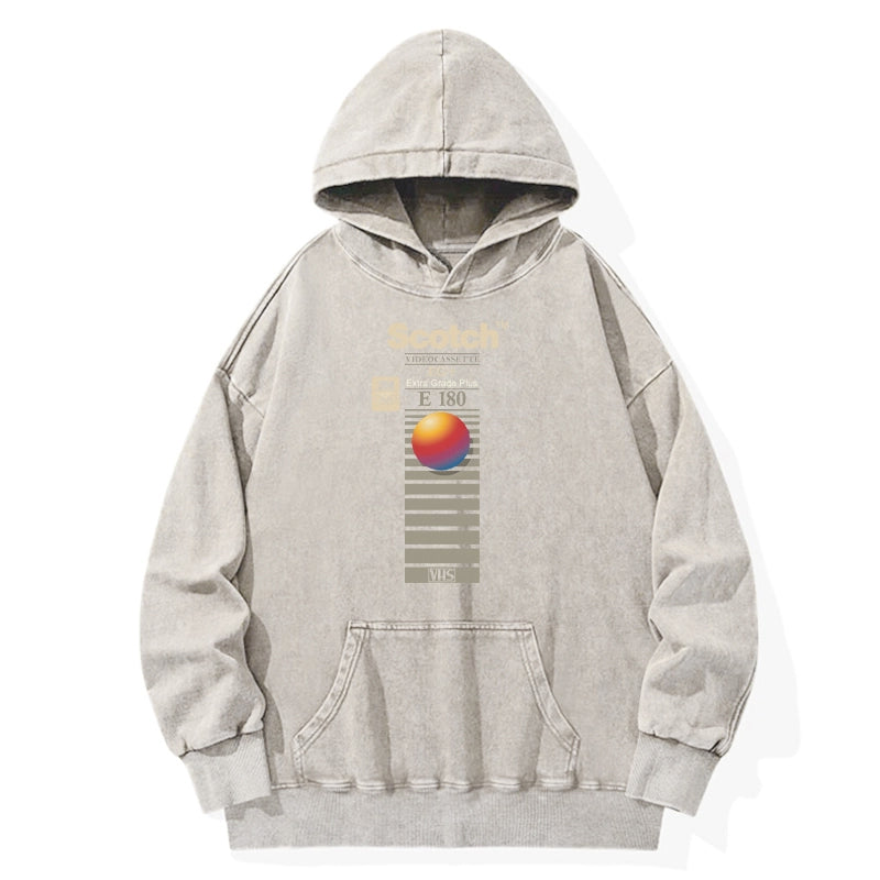 Tokyo-Tiger VHS Scotch E180 Washed Hoodie