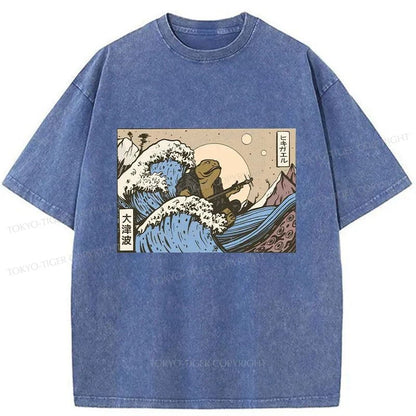 Tokyo-Tiger Japanese Toad Monster Washed T-Shirt