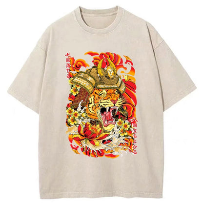 Tokyo-Tiger SHOGUN TIGER Washed T-Shirt