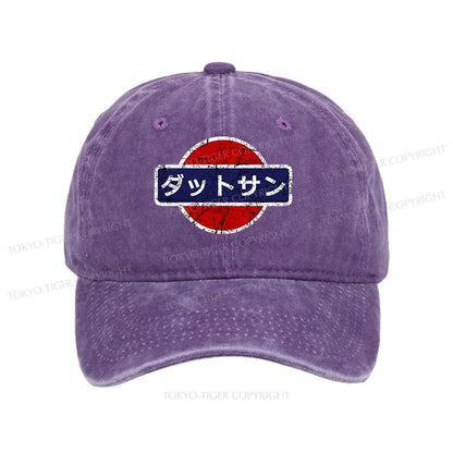 Tokyo-Tiger Datsun Vintage Japanese Car Washed Cap