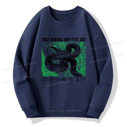 Tokyo-Tiger Cold And Heartless Snake Sweatshirt