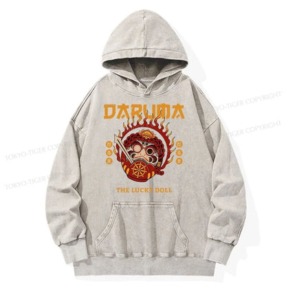 Tokyo-Tiger The Lucky Doll Washed Hoodie