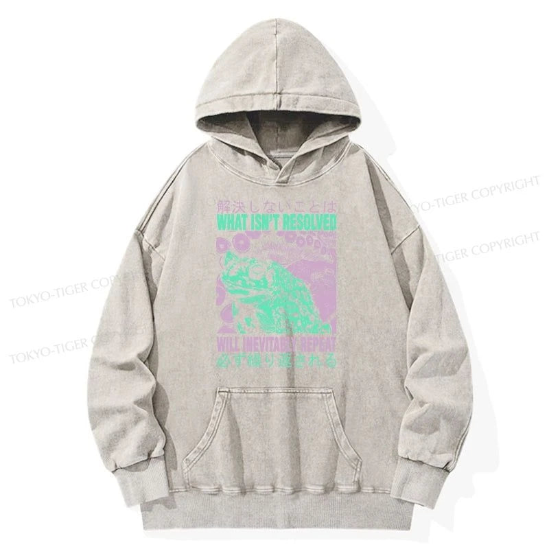 Tokyo-Tiger What Ist Resolved Forg Washed Hoodie