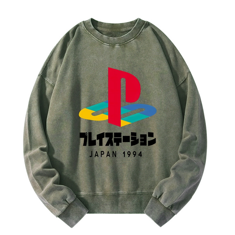 Tokyo-Tiger Playstation Japan 1994 Washed Sweatshirt