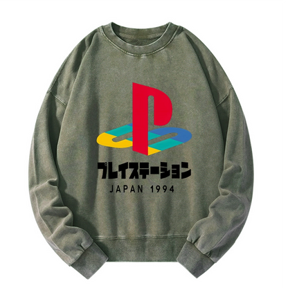 Tokyo-Tiger Playstation Japan 1994 Washed Sweatshirt