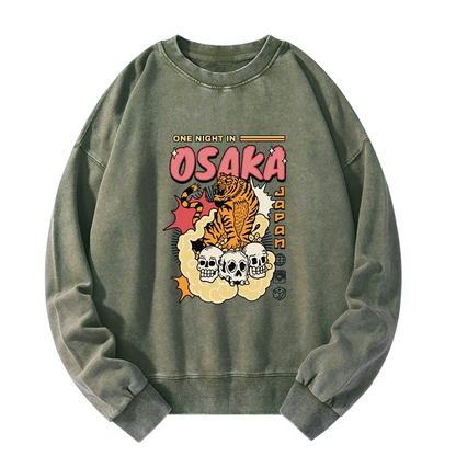 Tokyo-Tiger Osaka Tiger Washed Sweatshirt