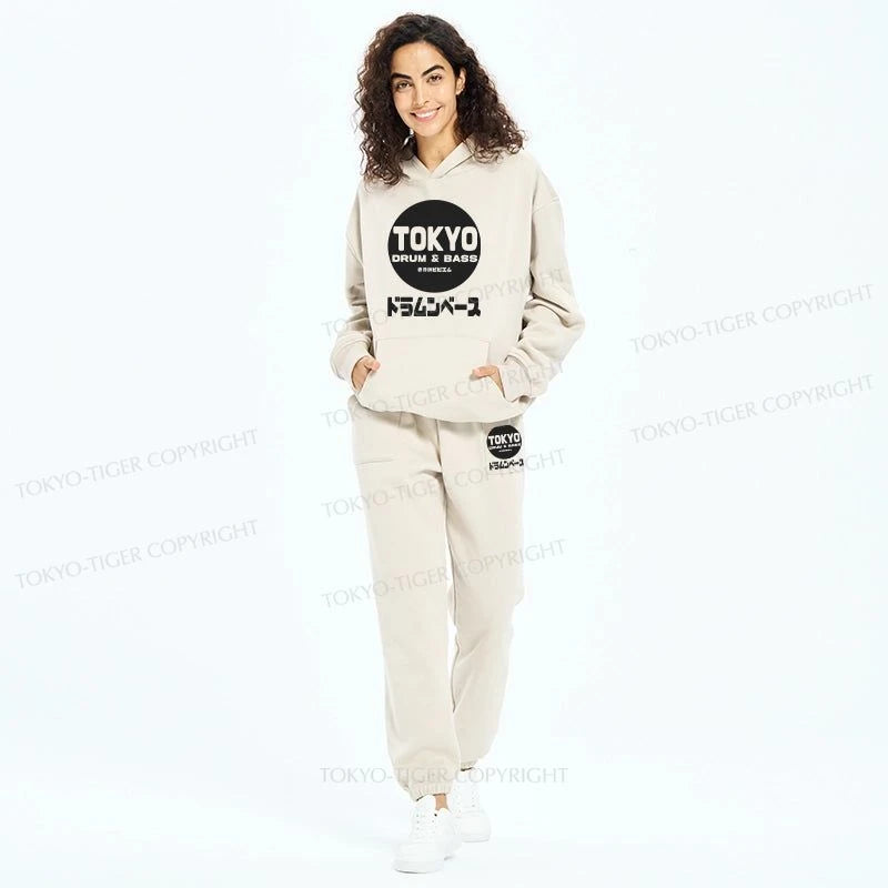 Tokyo-Tiger Tokyo DnB Japanese Fleece Lined Hoodie Set