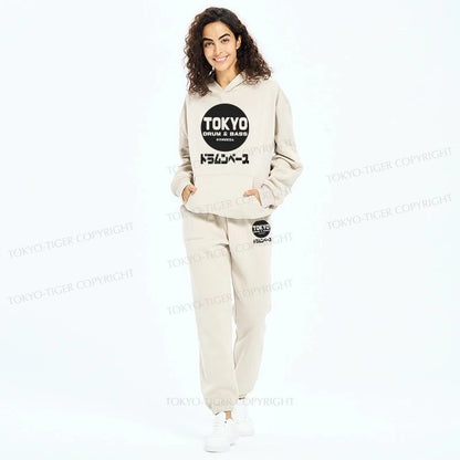 Tokyo-Tiger Tokyo DnB Japanese Fleece Lined Hoodie Set