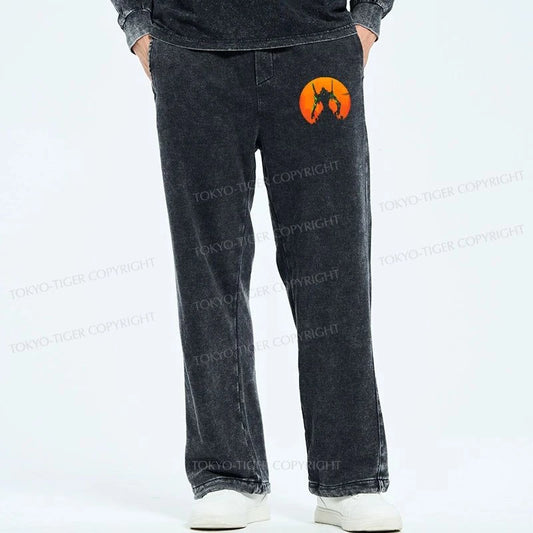 Tokyo-Tiger Robot Warrior Vintage Washed Sweatpants