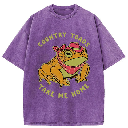 Tokyo-Tiger Country Style Frog Washed T-Shirt