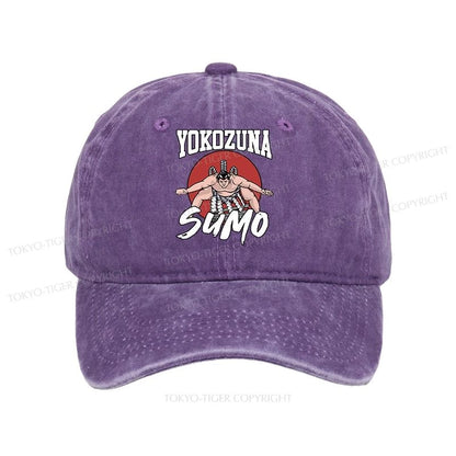 Tokyo-Tiger Yokozuna Sumo Washed Cap