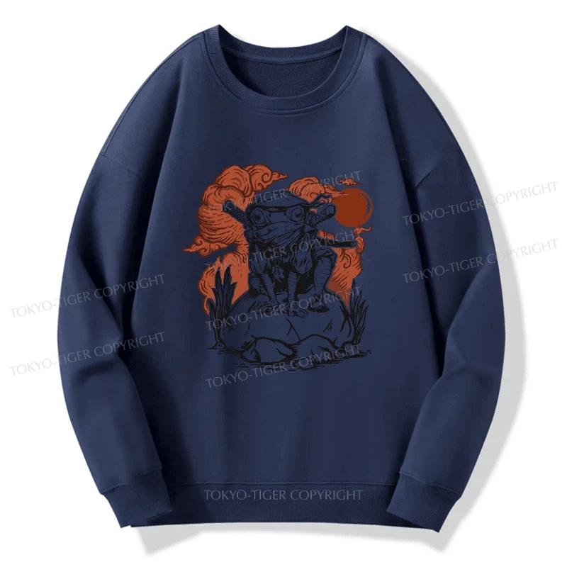 Tokyo-Tiger Ninja Frog Japanese Sweatshirt