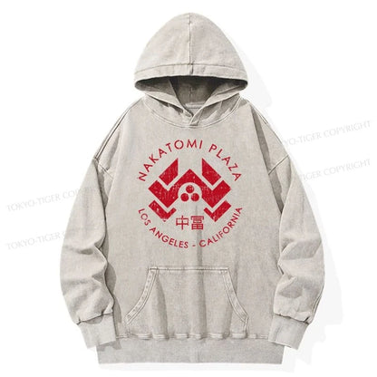 Tokyo-Tiger Nakatomi Plaza Washed Hoodie