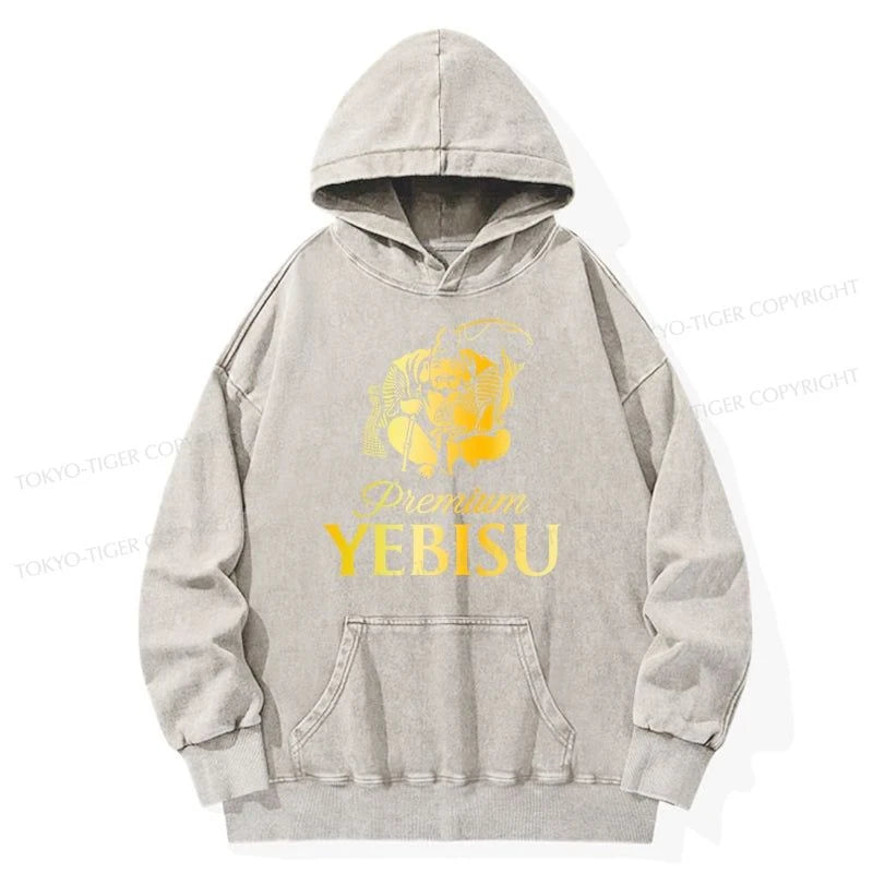 Tokyo-Tiger Yebisu Beer Golden Washed Hoodie