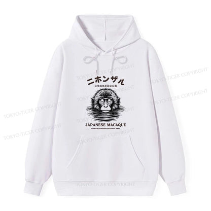 Tokyo-Tiger The Macaque Monkey In The Bath Japanese Classic Hoodie