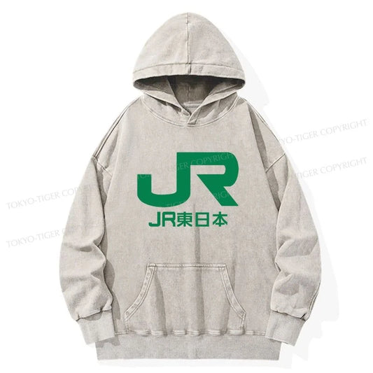 Tokyo-Tiger East Japan Railway Company Washed Hoodie