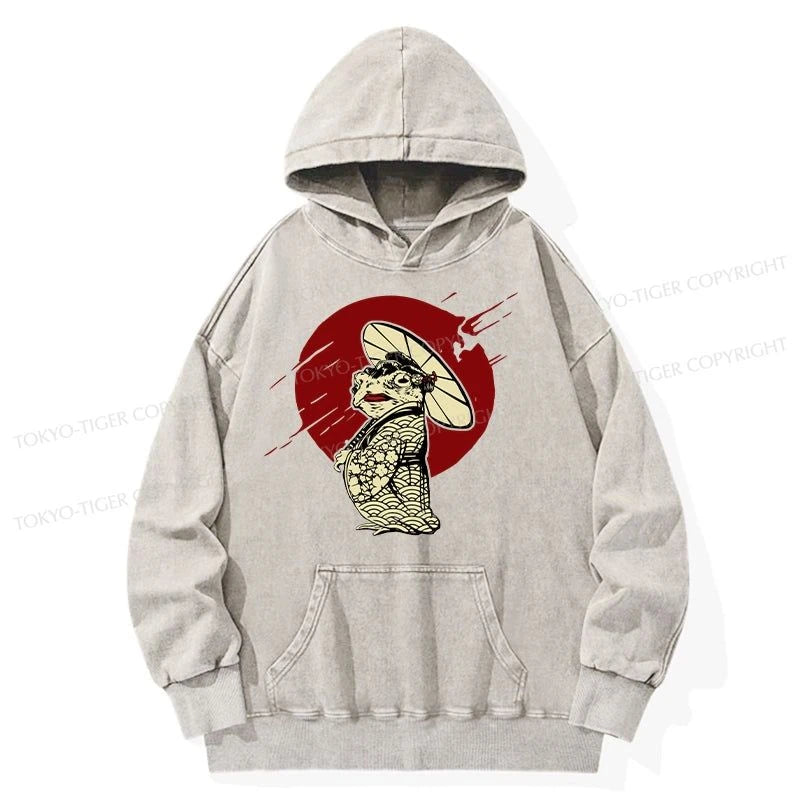 Tokyo-Tiger Frog Monster Washed Hoodie