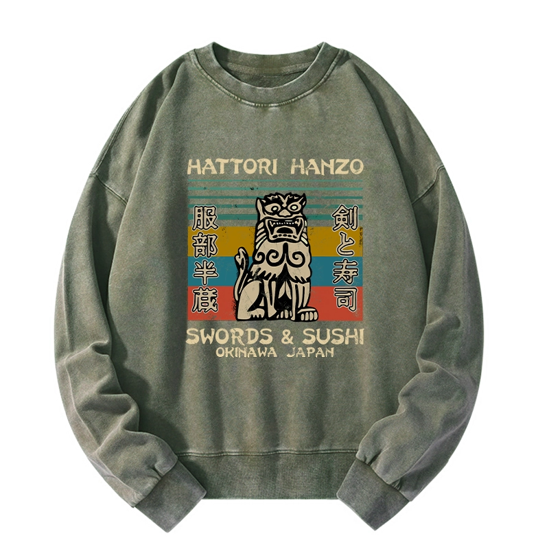 Tokyo-Tiger Hattori Hanzo Washed Sweatshirt