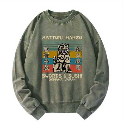 Tokyo-Tiger Hattori Hanzo Washed Sweatshirt