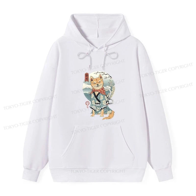 Tokyo-Tiger Samurai Shiba Dog Japanese Classic Hoodie