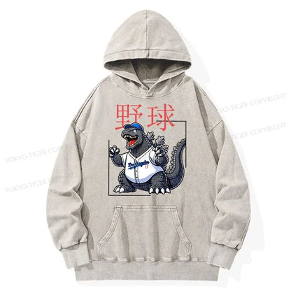 Tokyo-Tiger Baseball Is My Favorite Sport Washed Hoodie