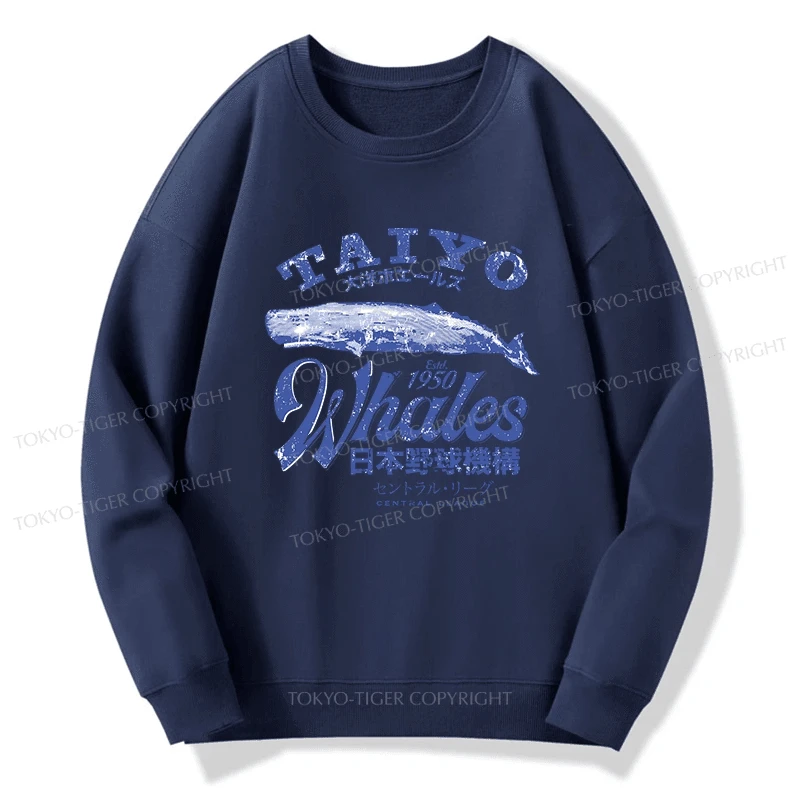 Tokyo-Tiger Japan Taiyo Whales Sweatshirt