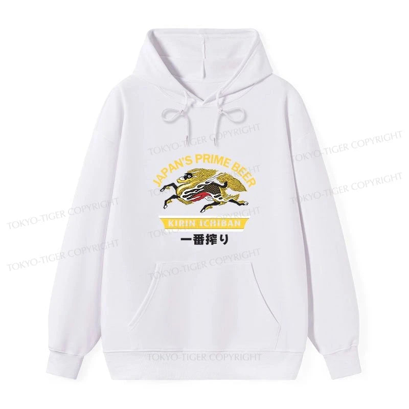 Tokyo-Tiger Kirin Ichiban Beer Logo Japanese Classic Hoodie