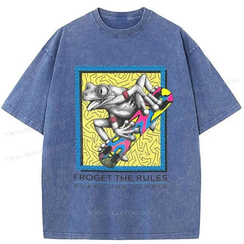 Tokyo-Tiger Froget The Rules Japanese Washed T-Shirt