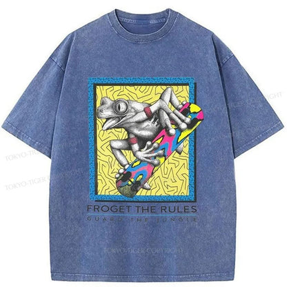 Tokyo-Tiger Froget The Rules Japanese Washed T-Shirt