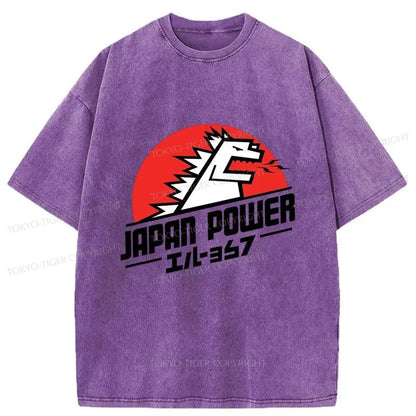 Tokyo-Tiger Japan Power Washed T-Shirt