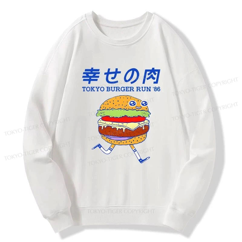 Tokyo-Tiger Tokyo Burger Run Japanese Sweatshirt