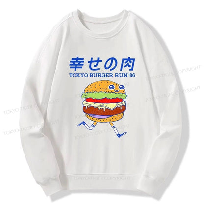 Tokyo-Tiger Tokyo Burger Run Japanese Sweatshirt