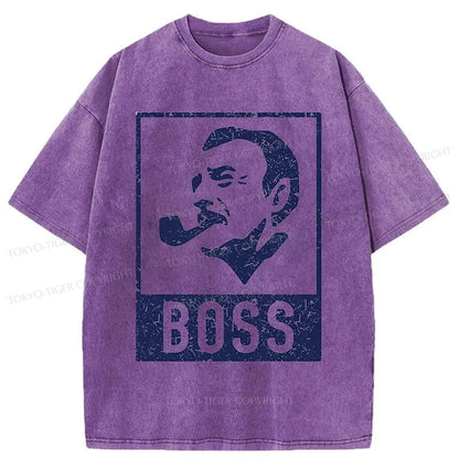 Tokyo-Tiger Japan Boss Coffee Washed T-Shirt