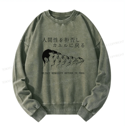 Tokyo-Tiger Return To Frog Washed Sweatshirt