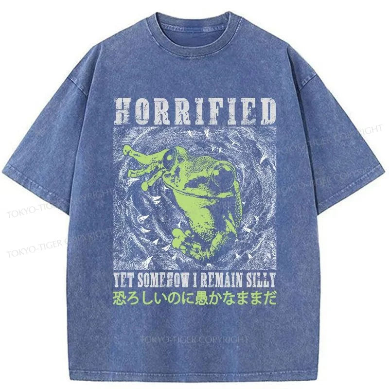 Tokyo-Tiger Silly Frog Japanese Washed T-Shirt