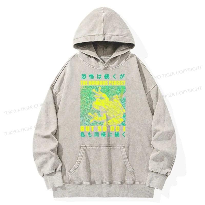 Tokyo-Tiger The Horrors Persist Forg Washed Hoodie