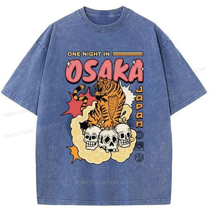 Tokyo-Tiger Osaka Tiger Washed T-Shirt