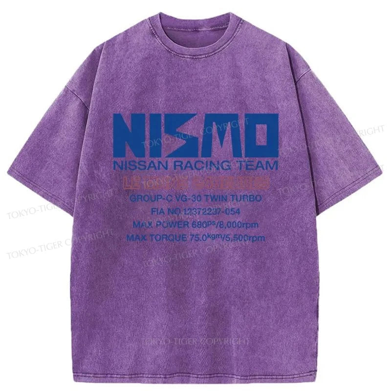 Tokyo-Tiger Nismo Logo Japanese Washed T-Shirt